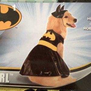 Rubies pet shop dog batgirl costume size S